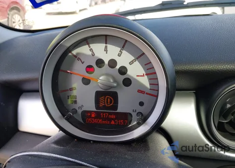 2010 Mini Cooper z USA, uszkodzony, nr VIN WMWMF3C54ATU76208